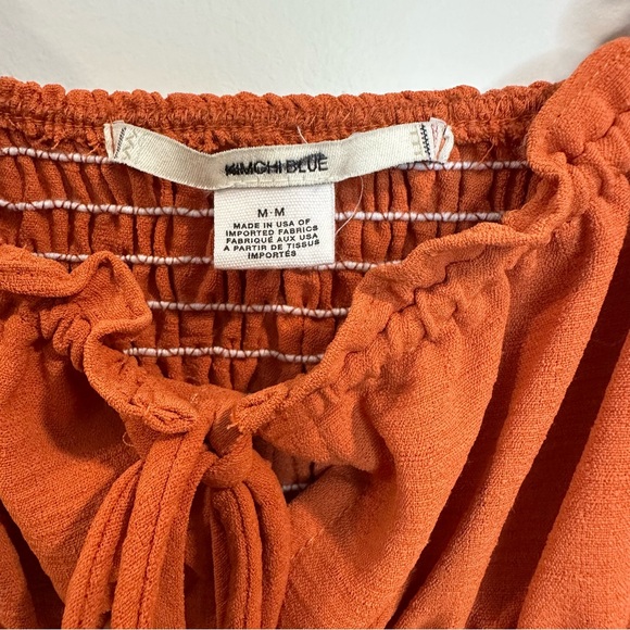 Kimchi Blue Women’s Blair Orange Mini Dress Size M NWOT - Picture 8 of 13